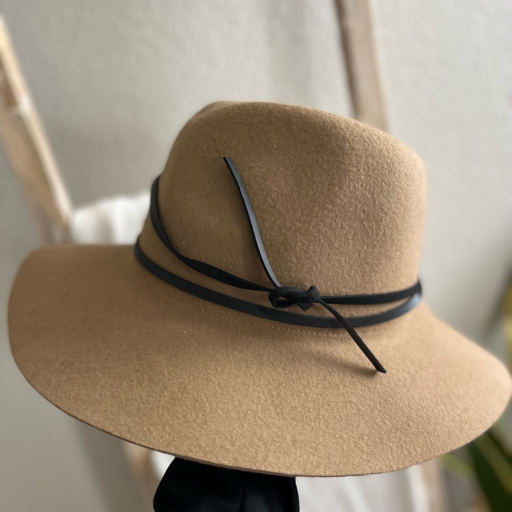 100% Wool Tan Hat
